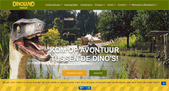 Desktop Screenshot of dinoland.nl